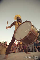 Banging the drum