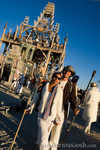 Nick and Bianca at the temple