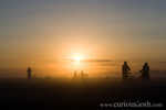 couples at dawn