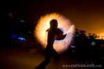 A circle of flames