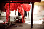 You know it's a burner event when the piano player has a tutu and striped stockings