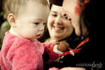hey bex! is that a baby around your neck?