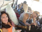 When the trip gets long... the travellers get loopy :)
(28 hours from LA to Reno! no kiddin')