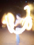 Summer, on fire, and an over the shoulder flirt at the same time!