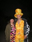 Lane and friend