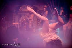 Expect things to be a little upside down at a Lucent show!