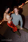 Brad has a weird naked-girl growth out of his right hip