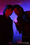 Sunev and DJ Dan confer...