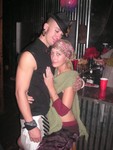 Brion and Megan share a moment