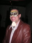 Yes... Clark has balls on his chin