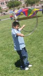 the ENTIRE crowd was rocking out front, then I looked back and there was this little boy, all by himself, ecstatically happy that he'd finally got both hoops going at the same time.
