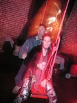 Kenny and Sonja know to get to the party early, ride the swing, and head home